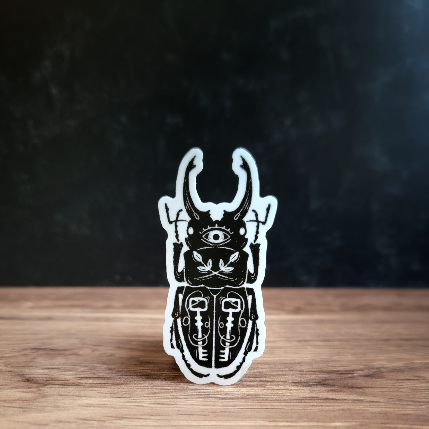 Beetle Clear Vinyl Sticker