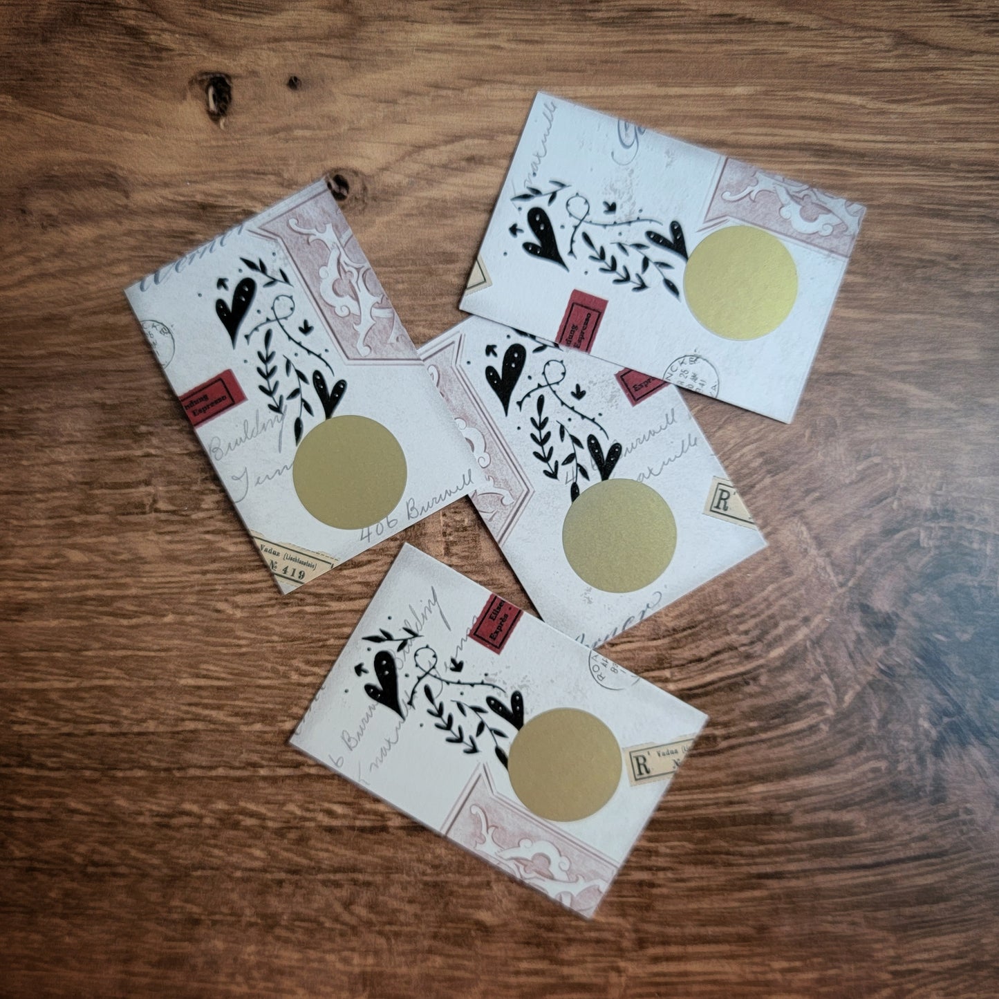 Mini Scratch-Off Fortunes Set of 4