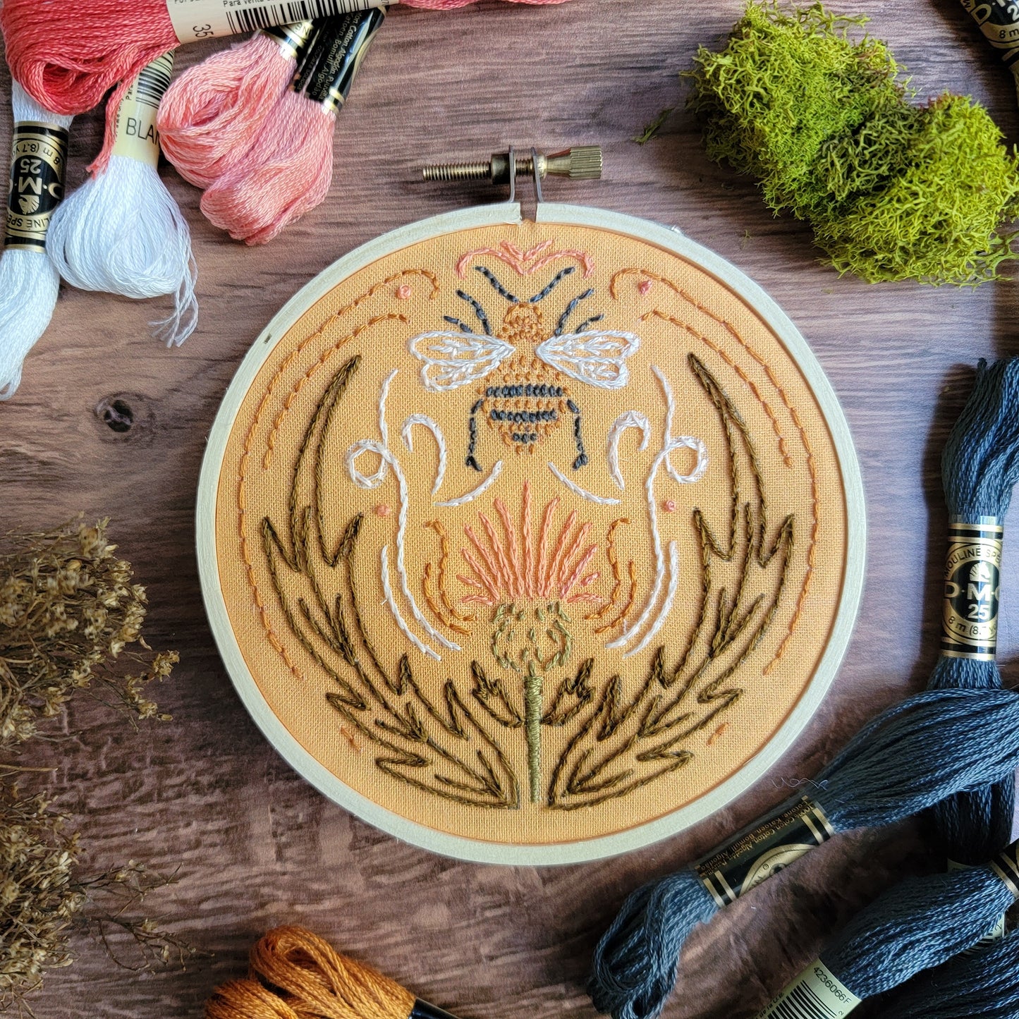 Bee Embroidery Kit