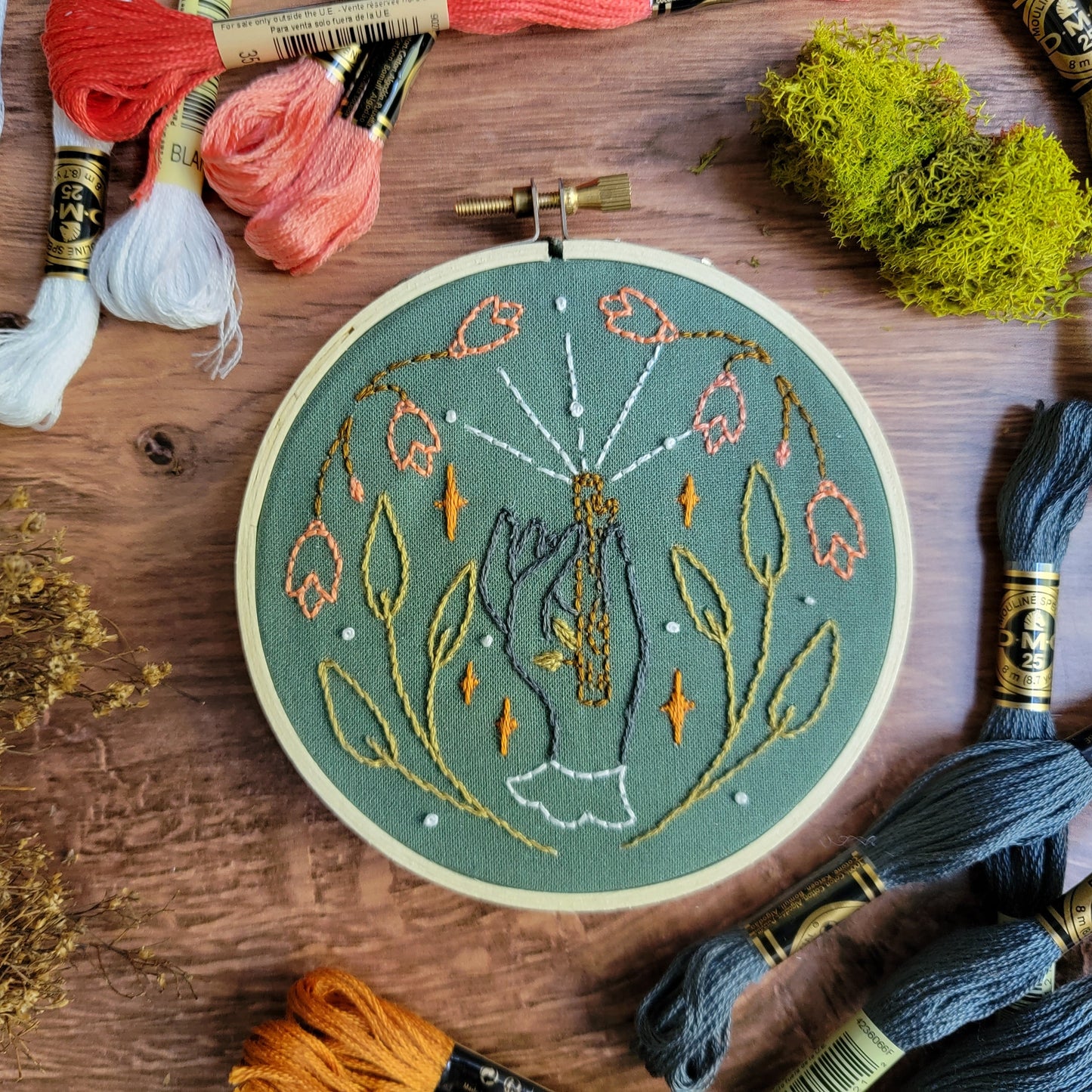 Hand and Wand Embroidery Kit