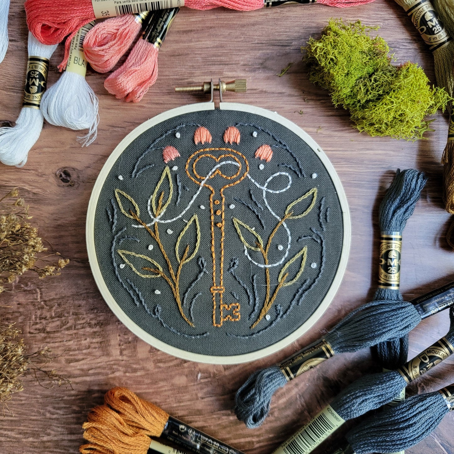Key Embroidery Kit