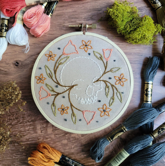 Skull Embroidery Kit image 0