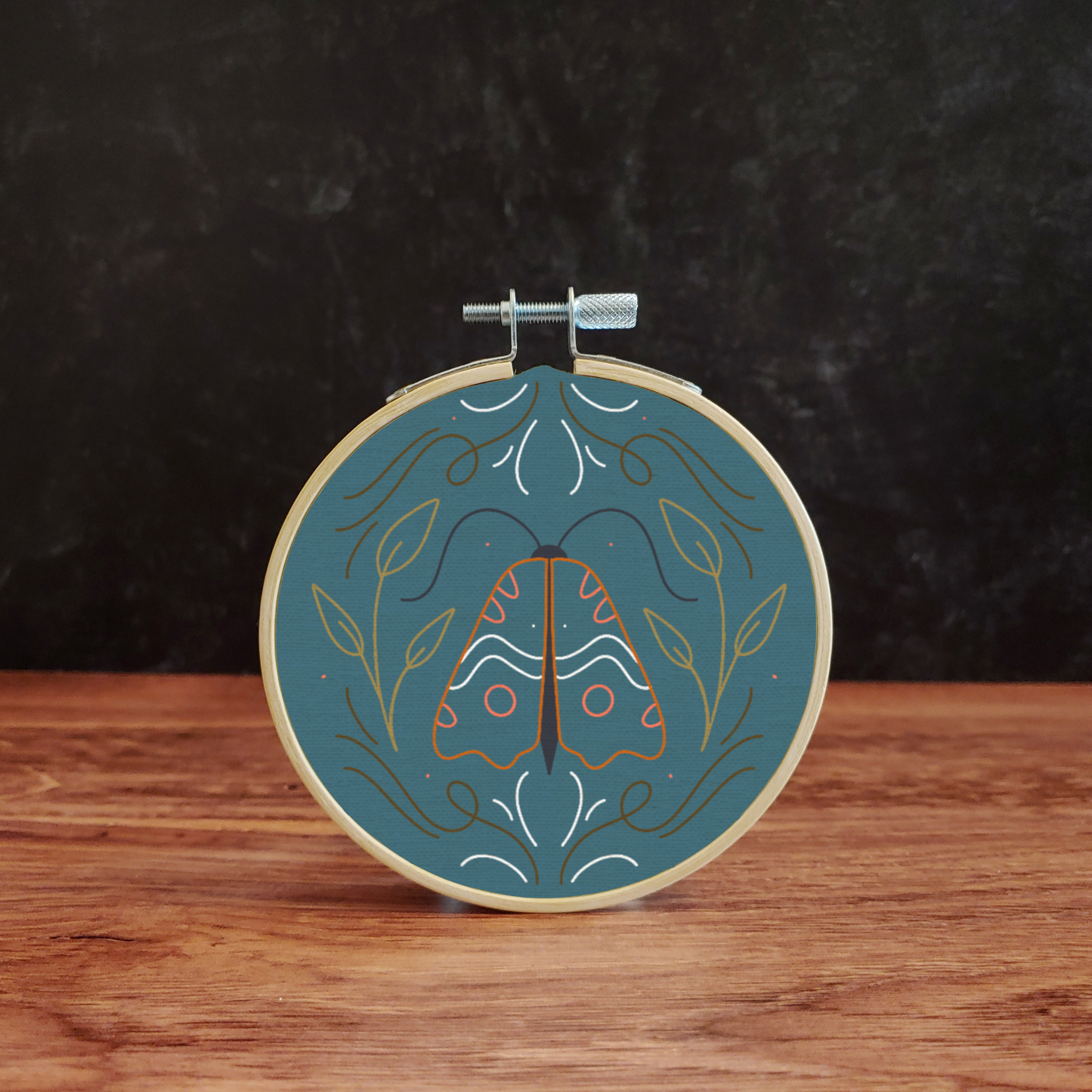 Moth Embroidery Kit