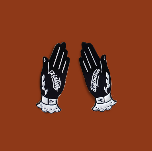 Creation and Destruction Soft Enamel Pin Set