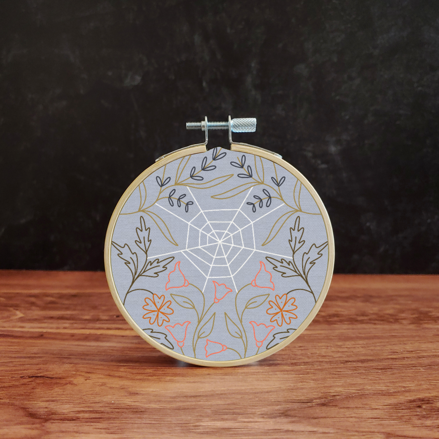 Spider Web Embroidery Kit