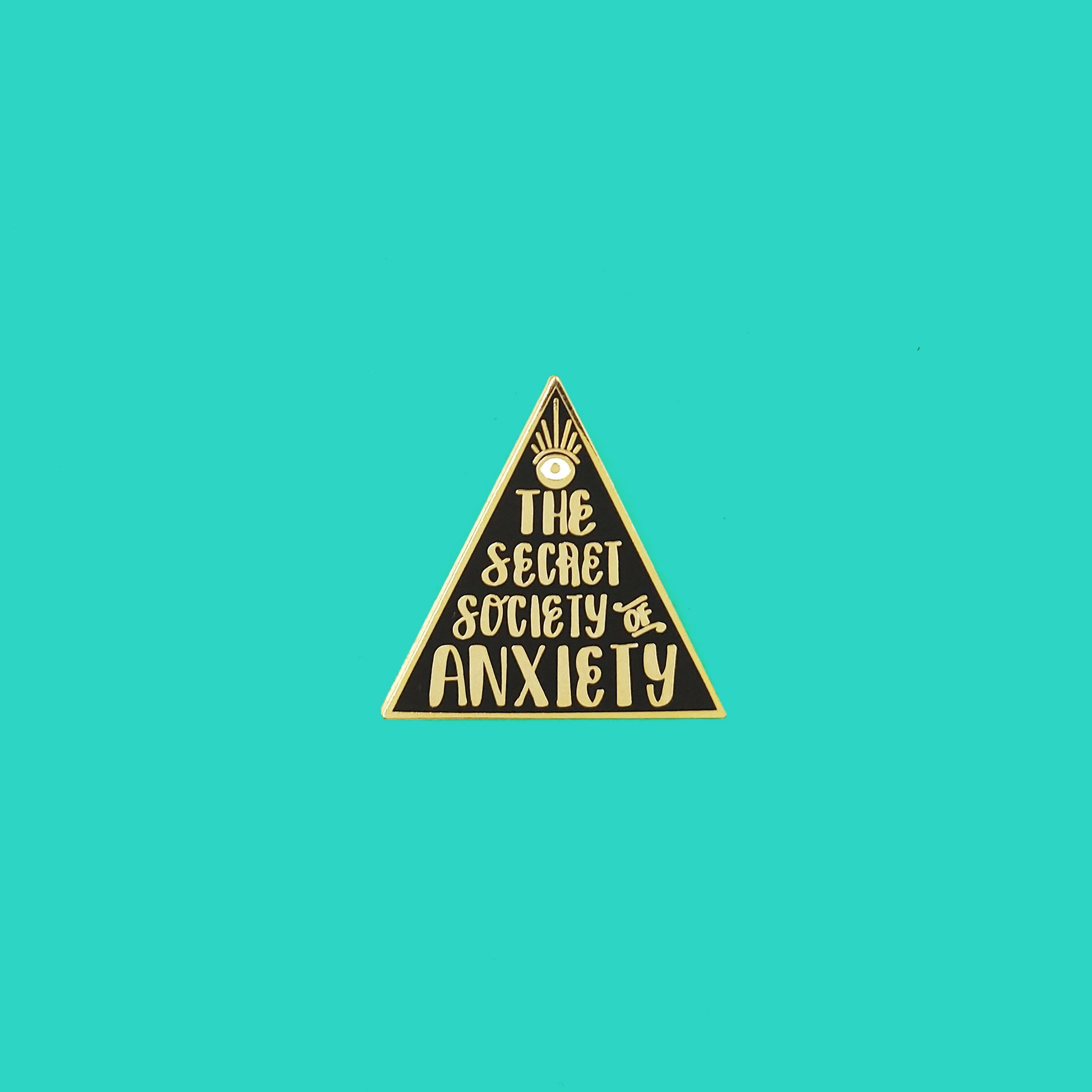 The Secret Society of Anxiety Hard Enamel Pin image 3