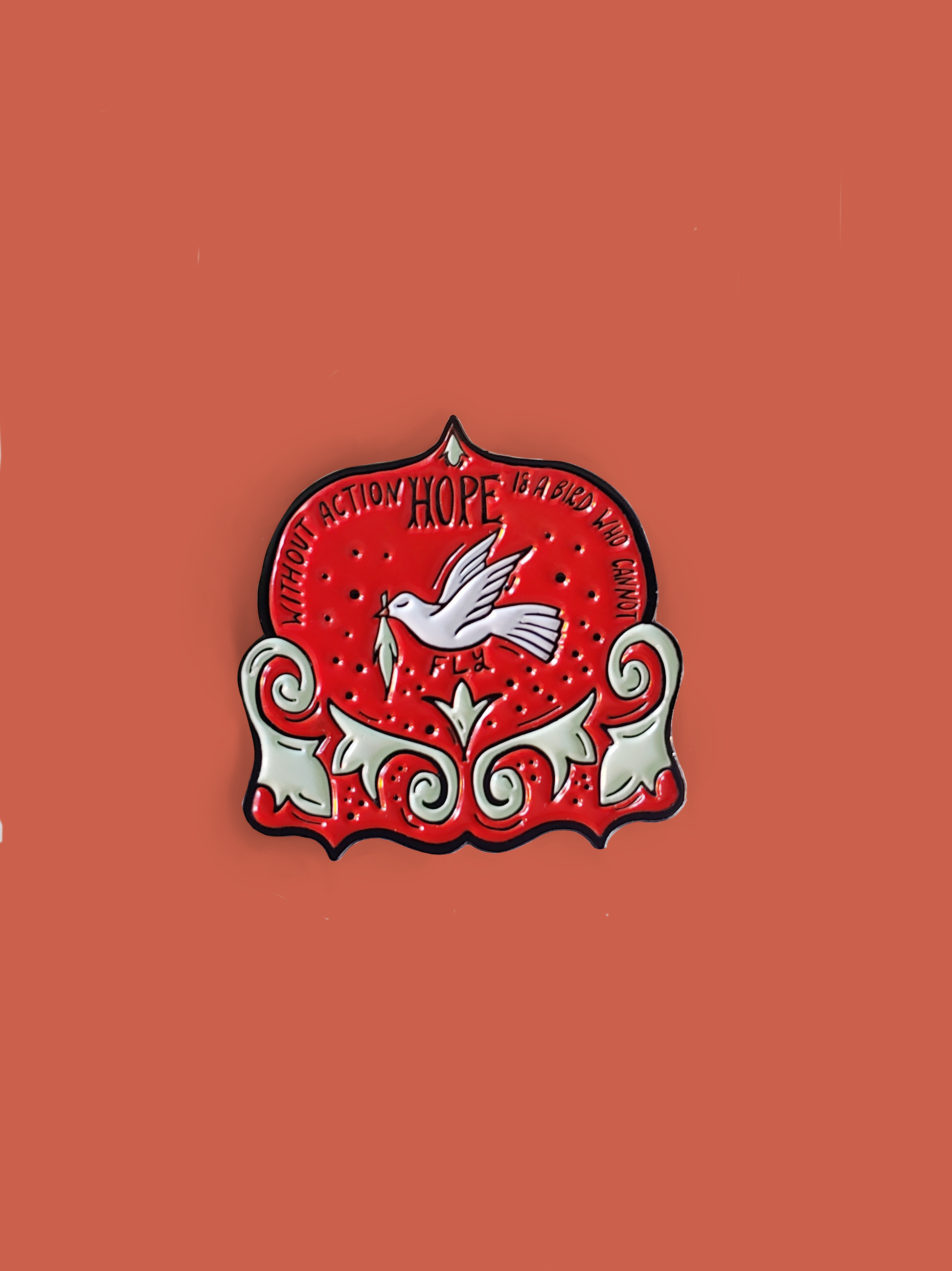 Hope soft enamel pin image 0