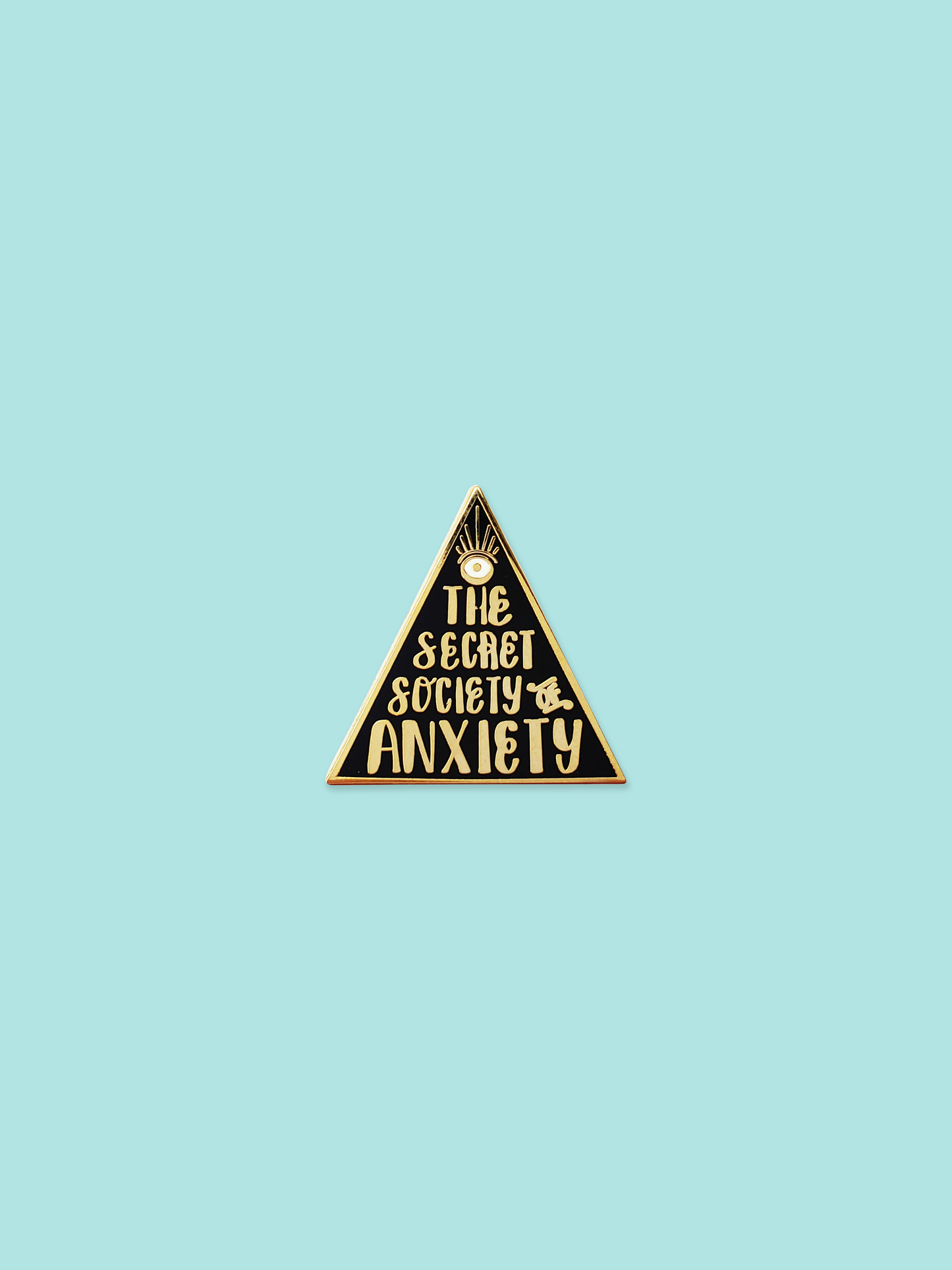The Secret Society of Anxiety Hard Enamel Pin image 2