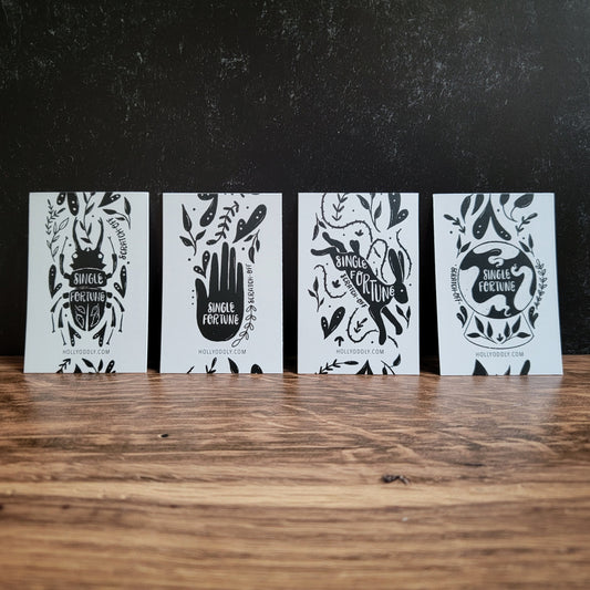 Mini Scratch-Off Fortunes Set of 4